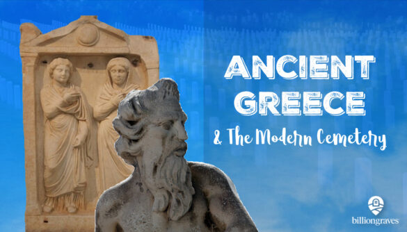 Greece, BillionGraves, ancient Greece, modern cemetery, cemetery, family history, genealogy, ancestors, BG, mobile app, research, symbols, gravestone symbols, graves, gravestones, BillionGraves